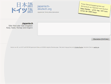 Tablet Screenshot of japanisch-deutsch.org